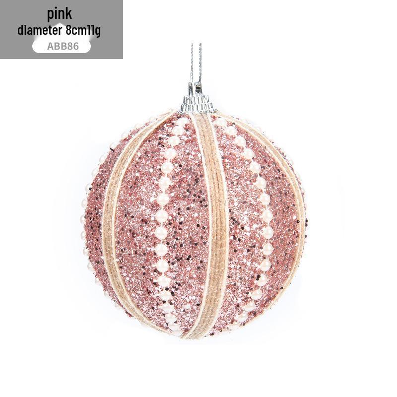 Gangheng 8CM Pearl Foam Christmas Tree Decor Ball Ornament