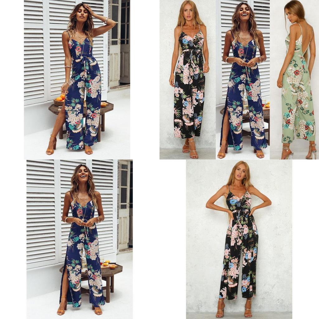 Premium Quality New Women's Floral Playsuit Bodycon Party Jumpsuit And Romper Trousers For Effortless Style