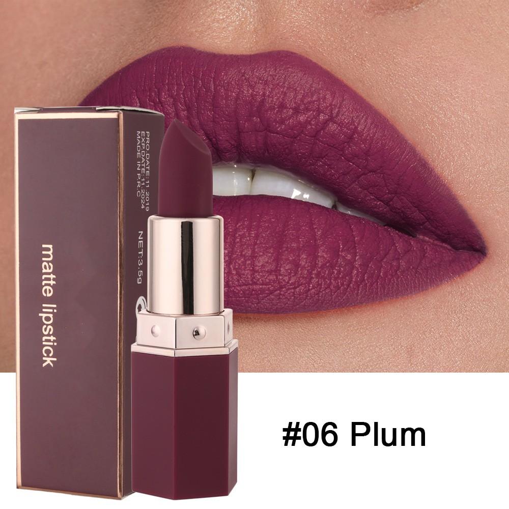 

6 цветов матовая помада красота блеск для губ тонированный бальзам 24 часа водонепроницаемый макияж