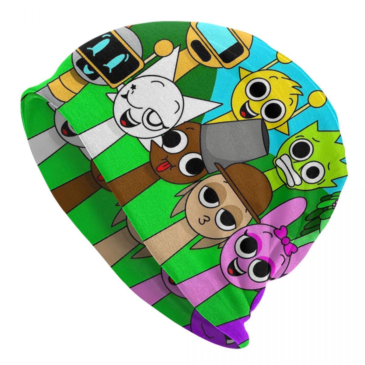 

Custom Incredibox Sprunkis Bonnet Hat Knitting Hat Unisex Women Cool Unisex Winter Warm Skullies Beanies Caps Beanies Hat