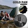 Outdoor Gold Pan Basin, Gold Panning Mining Pan for Dredging & Prospecting, River Wash Tool Compatible with Metal Detectors