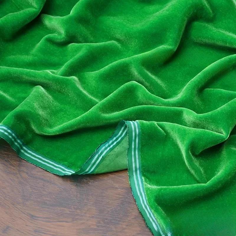 Non-elastic Woven Velvet Designer Fabric for DIY Sewing Dress Set,Half Skirt, Wide-leg Pants, Cotton-like Lustrous Velvet Fabric