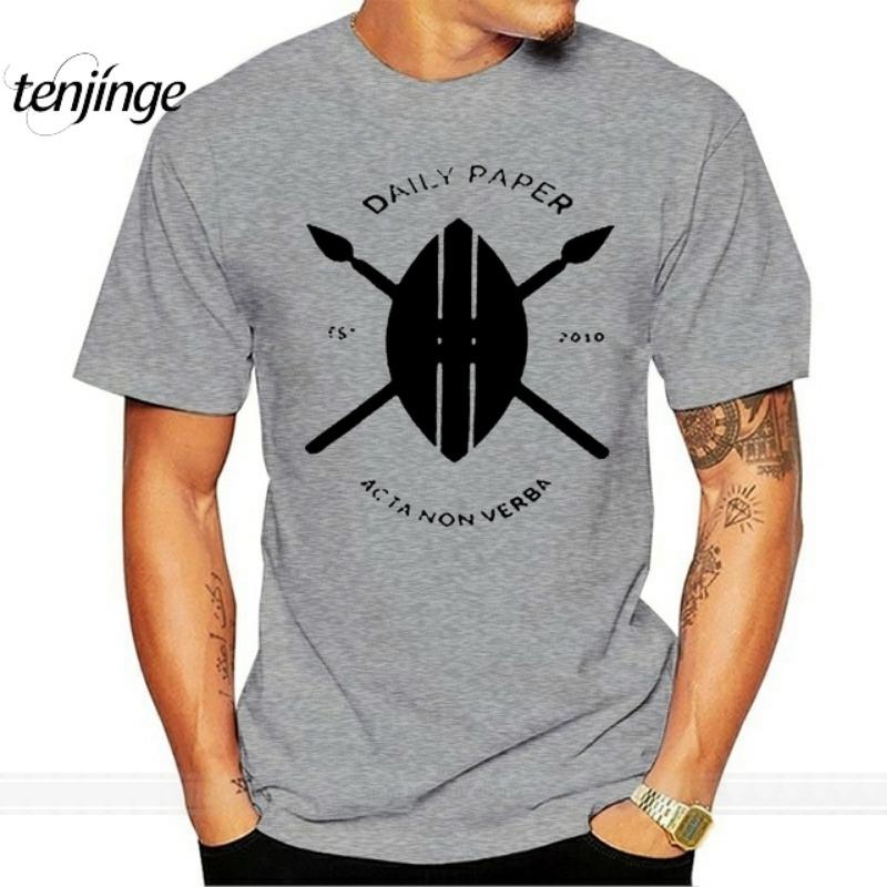 Футболка Daily Paper с коротким рукавом хлопковая футболка мужская летняя модная футболка повседневный удобный топ XXXL 1370₽