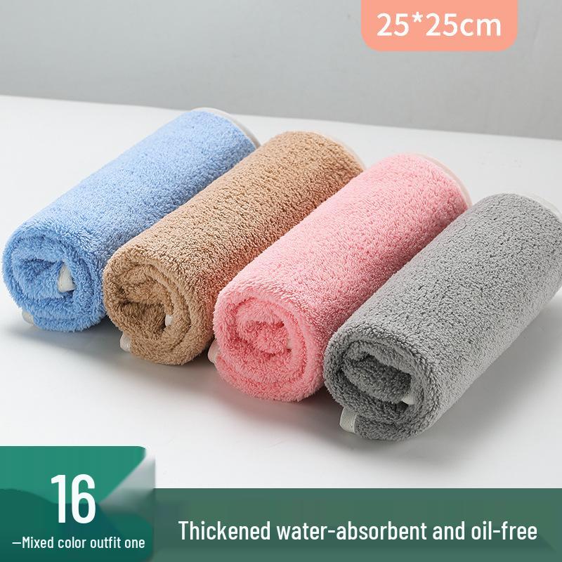Absorbent & Lint-Free Kitchen Dishcloth: Non-Greasy Cleaning Towel for Glass & Tables