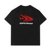 Plus Size American Fishbone Creative Logo Short-sleeved T-shirt Shoulder Heavy High Street Couple T-shirt Guochao Loose Pure