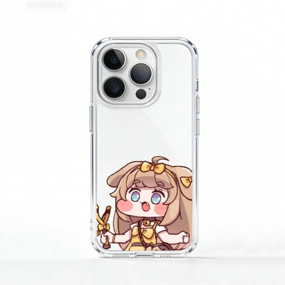 

card Game T-Trickcal Chibi Go Phone Case For iPhone 17 16 15 14 13 12 11 Mini Pro Max Plus Transparent Cover iPhone12PRO