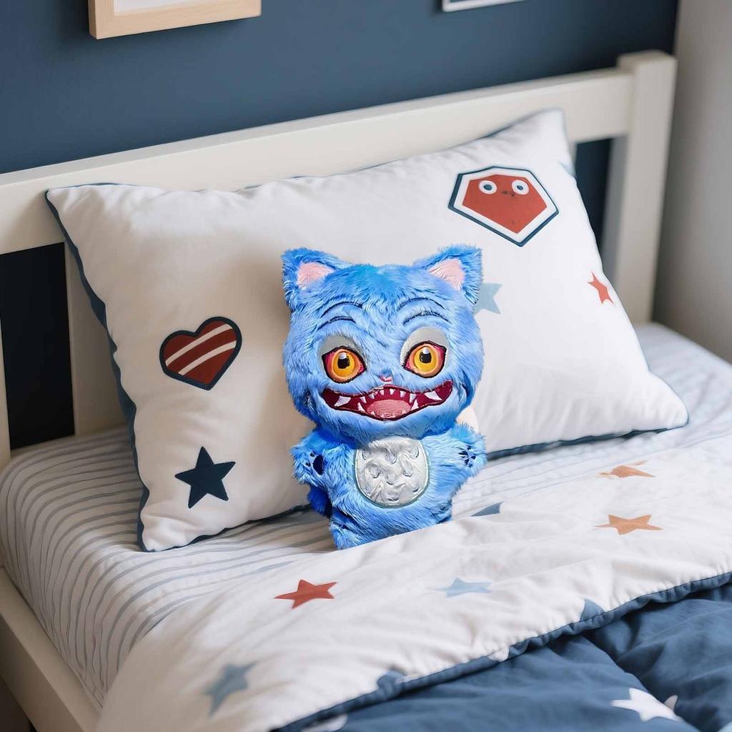 Plyšová Panenka, Dárek Hračka, Kreslený, Dětská Hadrová Panenka, Dětský Dárkový Polštář(Žádný standard)