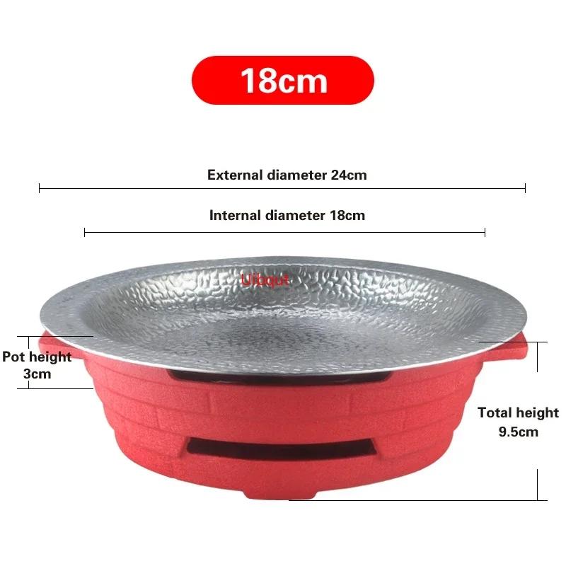 

Печь для нагрева спирта из алюминиевого сплава, емкость для раков из морепродуктов, сухая кастрюля с антипригарным покрытием, коммерческий противень из нержавеющей стали