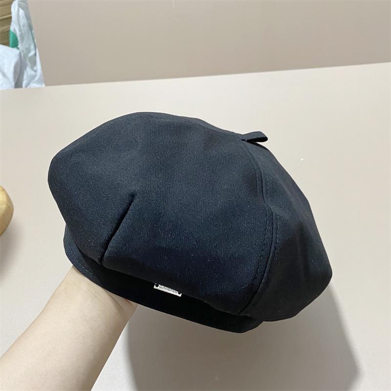 Autumn and Winter Beret Female British Retro Starry Sky Painter Hat Beret Versatile Tide