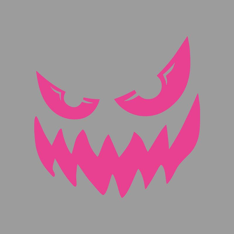 Happy and Evil Devil Smile Decals & Bumper Creative&funny Stickers for Cartoon Fans&lover,high Quality for Car Trucks Motorcycle