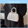 2023 New Simple Fashion Bag Women Acrylic Beaded Seashell Bag Street Trend Crossbody Bag