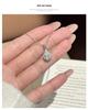 Elegant Water Drop Moissanite Necklace: S925 Sterling Silver, 1 Carat, European-American Style Clavicle Chain