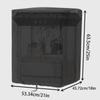 Popcorn Maker Cart Cover Waterproof Popcorn Machine Protective Cover 420D Oxford Cloth Replacement Parts With Windproof Buckles