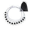 Clothes Drying Wire, Clothesline with 12 Clips, Travel, Camping, Windproof, Elastic, Portable, Indoor/Outdoor Use, Rainy Season, Room Drying, Storage