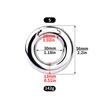 FRRK Weight Scrotal Ring Stainless Steel Ball Stretcher Metal Lock Ring Male Bondage Adult Intimate Personal Restraint Wear Toy