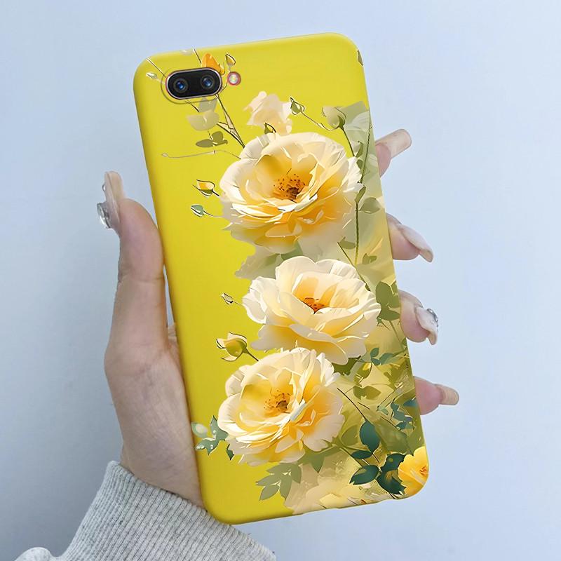For OPPO A3S Phone Case OPPOA3S Butterfly Flower Girls Design Soft Silicone TPU Back Housing for OPPO A12E A5 AX5 A 3S Covers