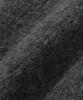 KNITTED (Unisex) Boucle Raglan Crop Round Knit Charcoal