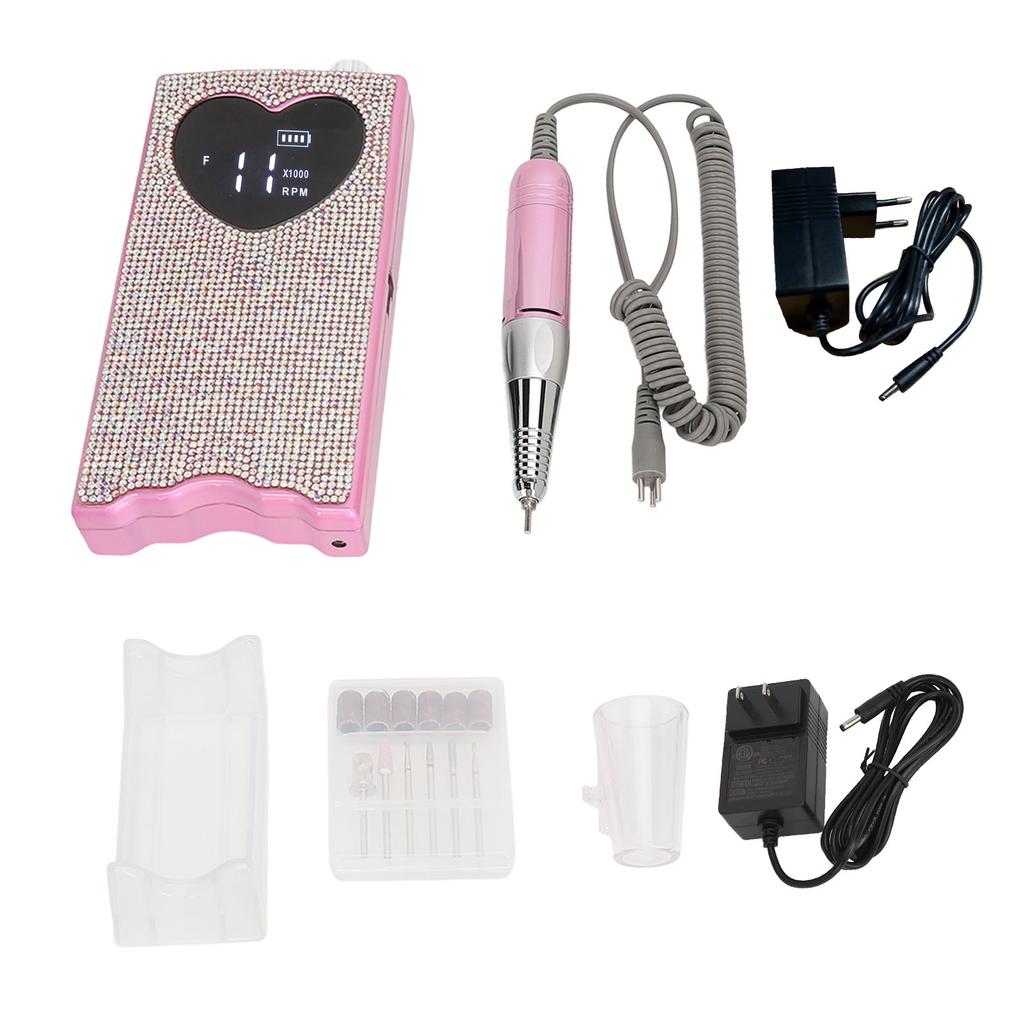 Manicure Grinding Machine Rechargeable Portable Multi Functional Electric Nail Drill Machine 100?240