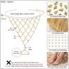 Gold Foot Chains Web Net Shape Leg Chains Vintage Ankle Bracelets  for Women