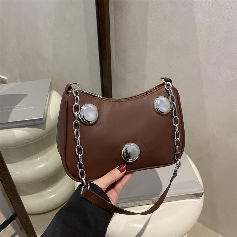 High-end Niche Bag Women's Spring 2025 New Fashion Shoulder Messenger Bag Women's Popular Mini Underarm Bag