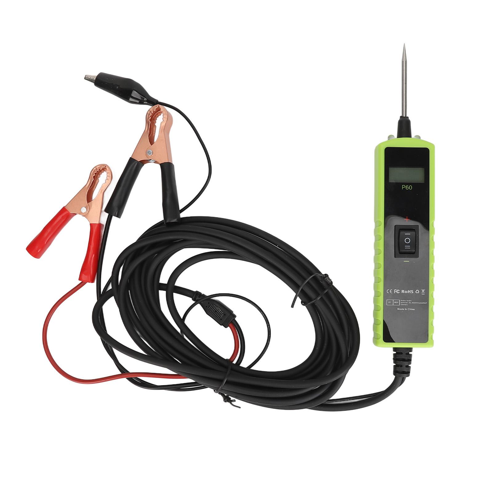 Automotive Electrical Circuit Tester High Accuracy Multifunctional Voltage Detector Diode Detector plastic, metal