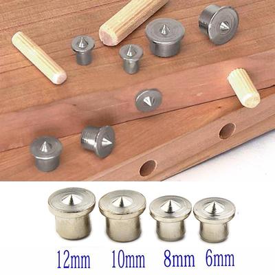 16pcs Dowel Centers Points Wood Timber Marker Hole Tenon Center Set Solid Hollow Locator Wooden Pin Center Punching Accessories