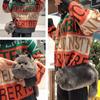 [HUIJUFU] Women's Realistic Fluffy Plush Cat Crossbody Bag (Large Blue Cat)