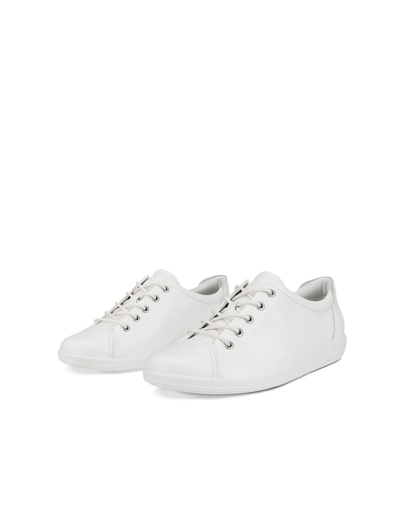 ECCO Women's Derby Lace-Up Sneakers, White, Size 4-4.5