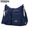 Women's Casual Nylon Crossbody Bag - Water-Resistant, Adjustable Strap, Zip Closure, Foldable Design In Mixed Colors