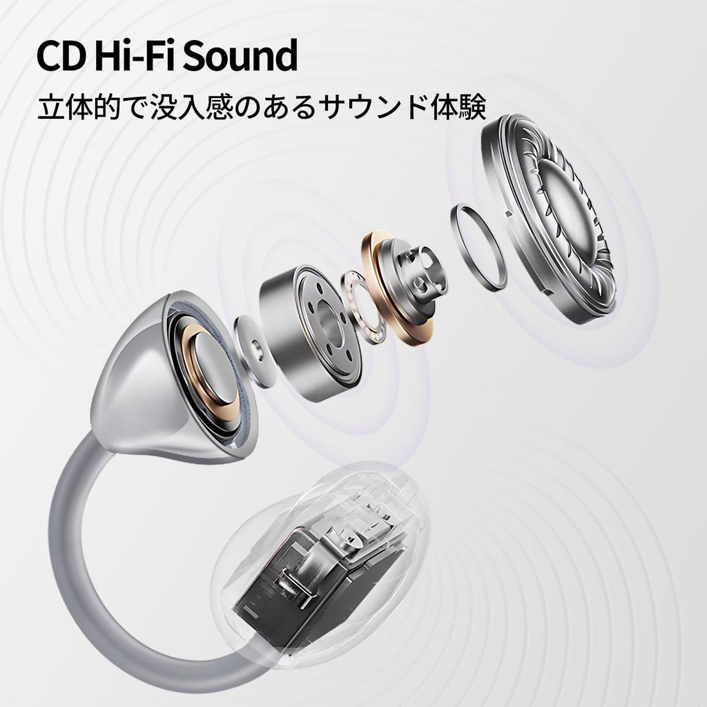 MUZEN Droplet Wireless Bluetooth Noise 38 Hours Fast Flexible Earbuds, 5.4, Cancelling, Hi-Fi Sound, Playtime, Charging, C-Bridge, (Silver)