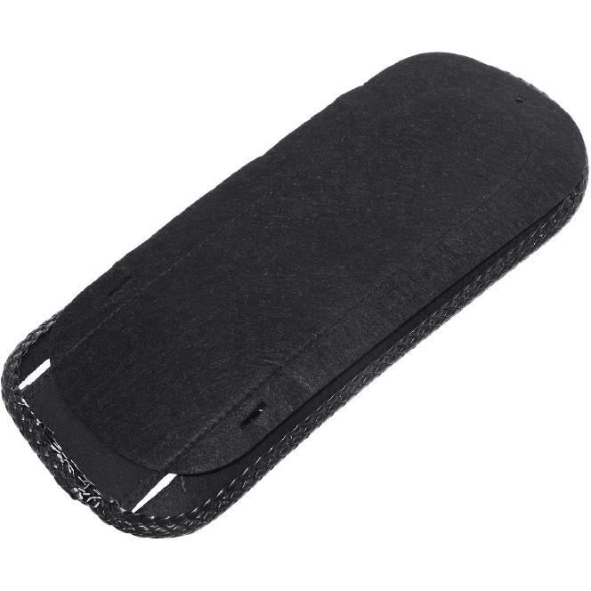 Black Vinyl Leather Rear Fender Bib For Harley Touring 2008-2023