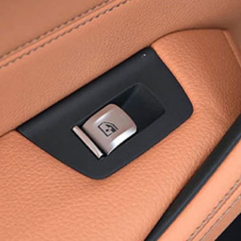 Rear Window Control Switch Cover Lifter Panel For BMW 5 Series G30 Car Glass 2018-