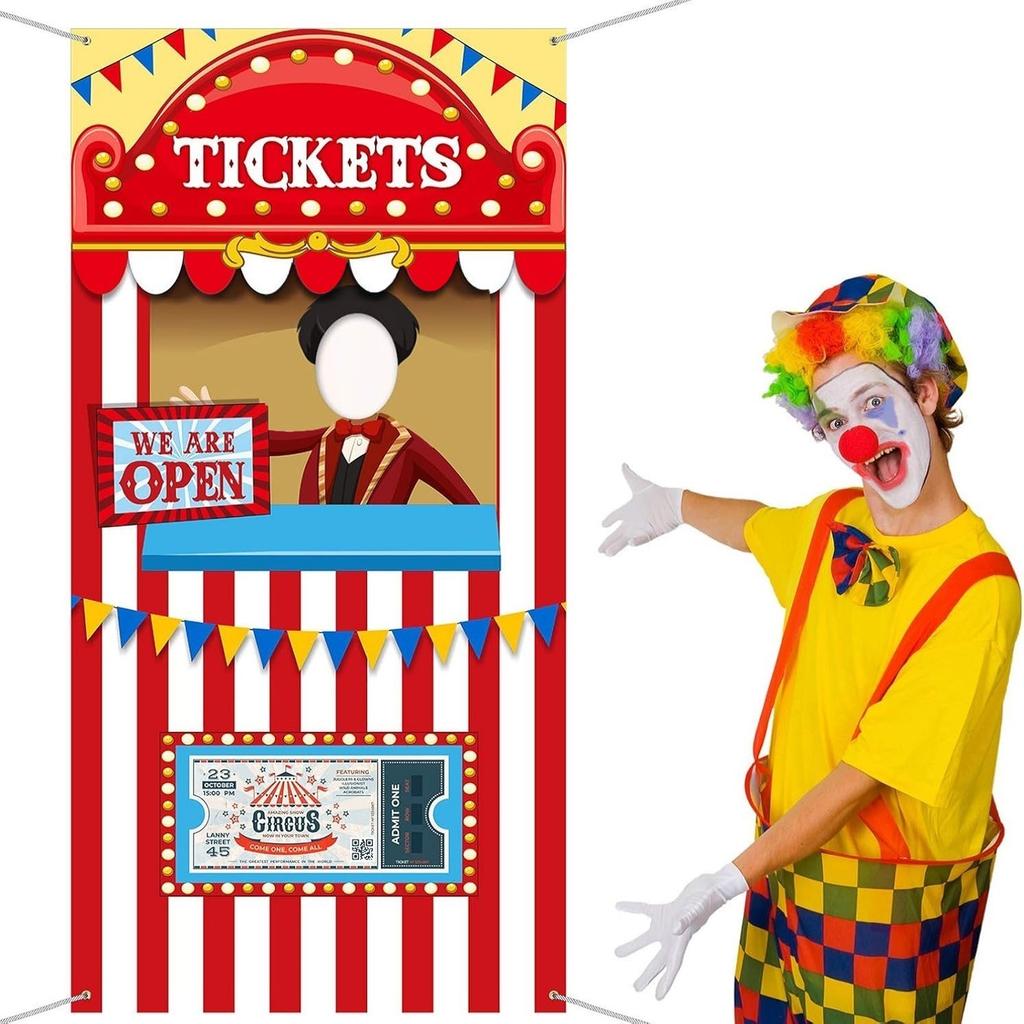 1 Set, Carnival Toss Games, Includes Carnival Banner And 3 Sandbags, Outdoor Party Game Supplies, Yard Lawn Easter Party Game
