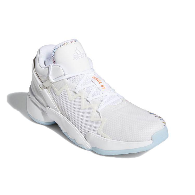 Adidas D.O.N. Issue #2 GCA Cloud White Men Sneakers Cream-White Solar-Red FZ1438