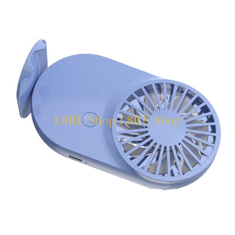 L8RE Quiet Fan Convenient USB Fan Lightweight Cooling Fan Camping Fan Handheld Fan ABS Office Fan Desk Fan for Everyday Use