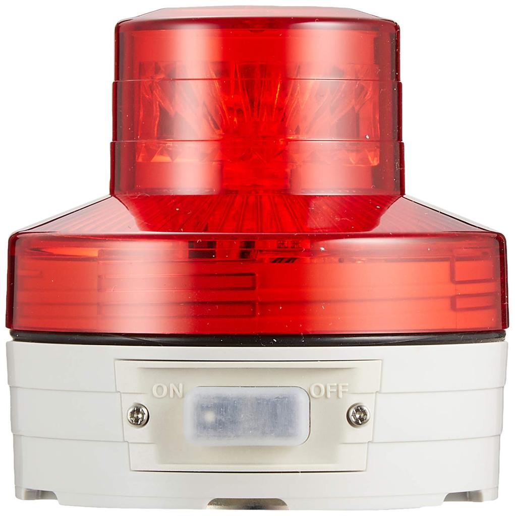 Nichido Industries Battery-Operated LED Rotating Light, Nico UFO, Red, Always On, NU-AR