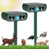 Solar-Tiervertreiber 2er-Pack, Solarbetriebener wasserdichter Outdoor-Tiervertreiber für Garten und Hof