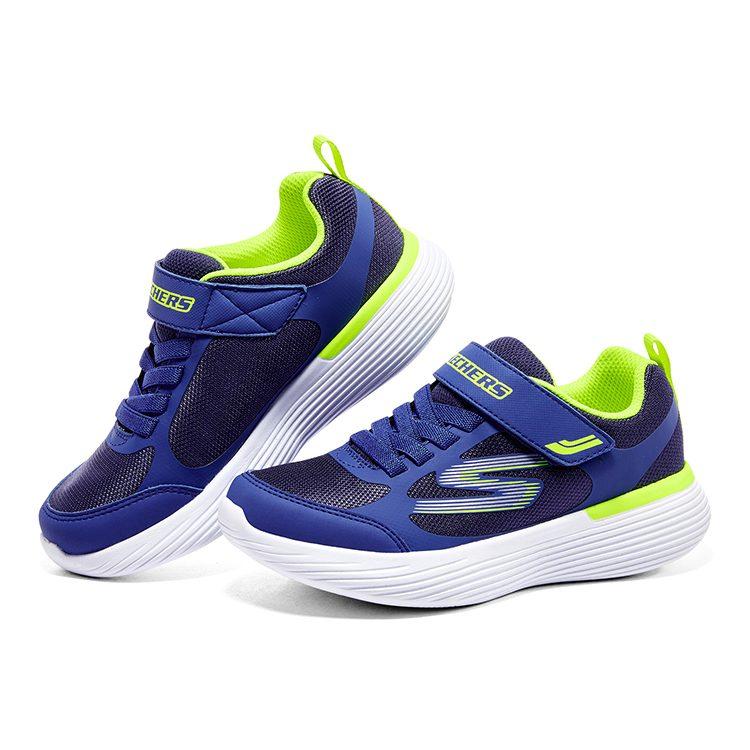 Skechers Go Run 400 V2 Abrasion Resistant Breathable Lightweight Cushioning Low top Casual Shoes Blue 405104L-NVBL