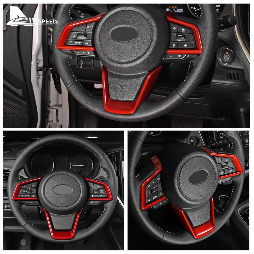 ABS Carbon Style For Subaru Crosstrek Impreza 2018 2019 2020 2025 2025 2025 2025 Car Steering Wheel Sticker Interior Accessories