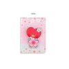 Estuche para tarjetas con parche de cuero oficial de BTS BT21 CHEERY BLOSSOM Auténtico