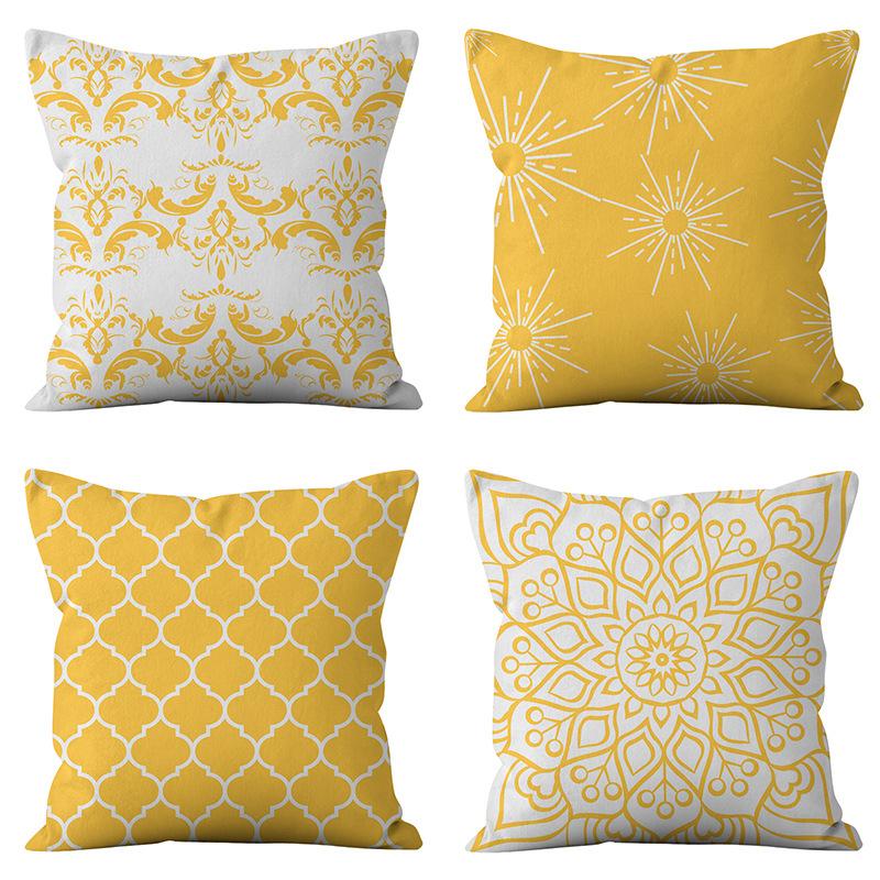 New Geometric Printed Pillow Case Home Sofa Office Pillow