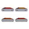 Solar Powered Flashing Warning Safety Strobe Light Enhanced Visibility LED Flashing Beacon for Trucks Barriers