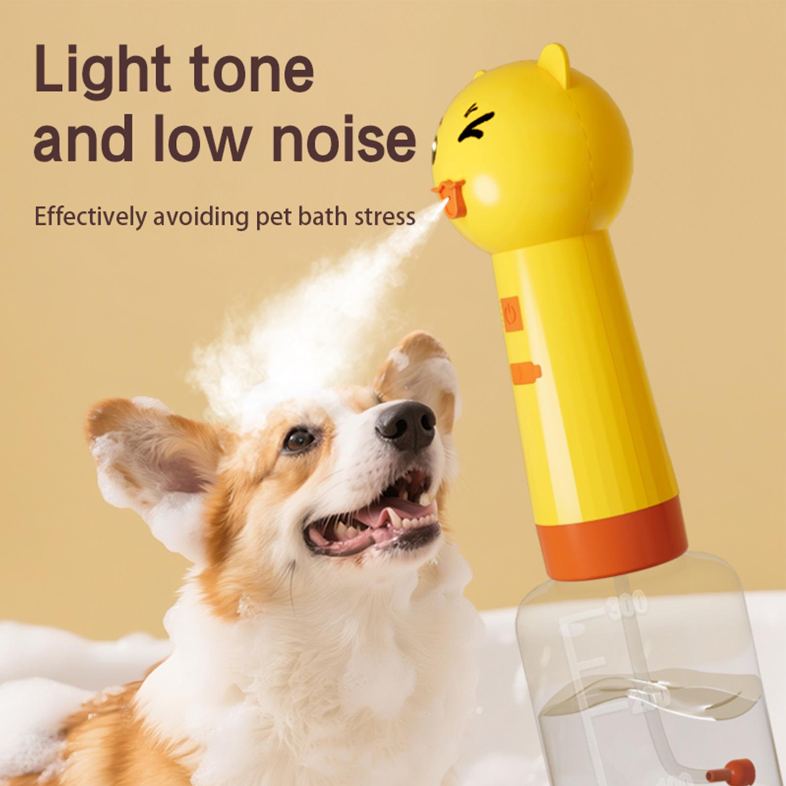 

Electric Pet Shampoo Dispenser, 350ml Rechargeable Foam Soap Dispenser for Dog Cat Bath Time, Kitchen Sink Hand Wash Cleaning CN