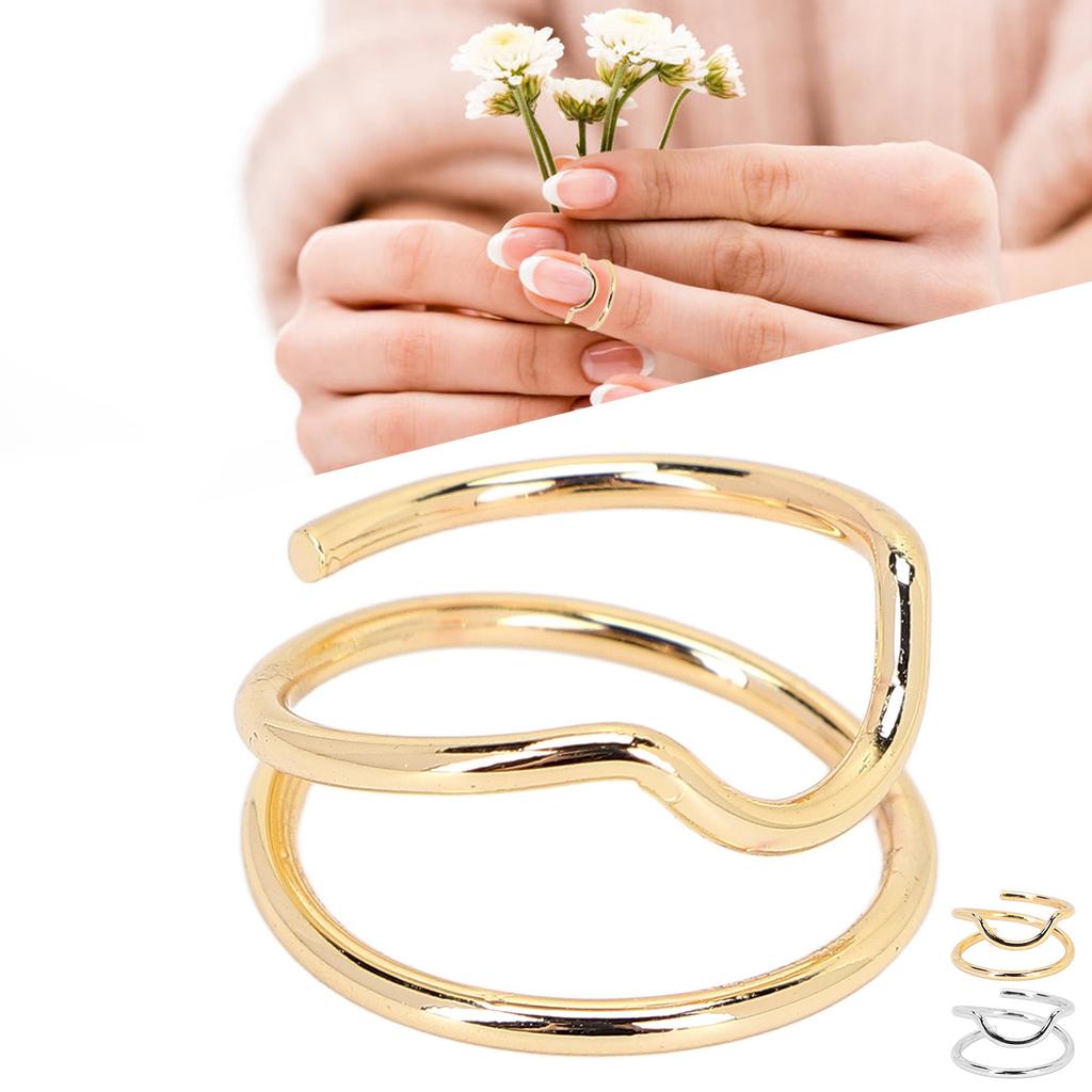 Index Finger Nail  Vintage Metal Nail Cap Cover  Fingernail Nail Art Charm for Women Girls