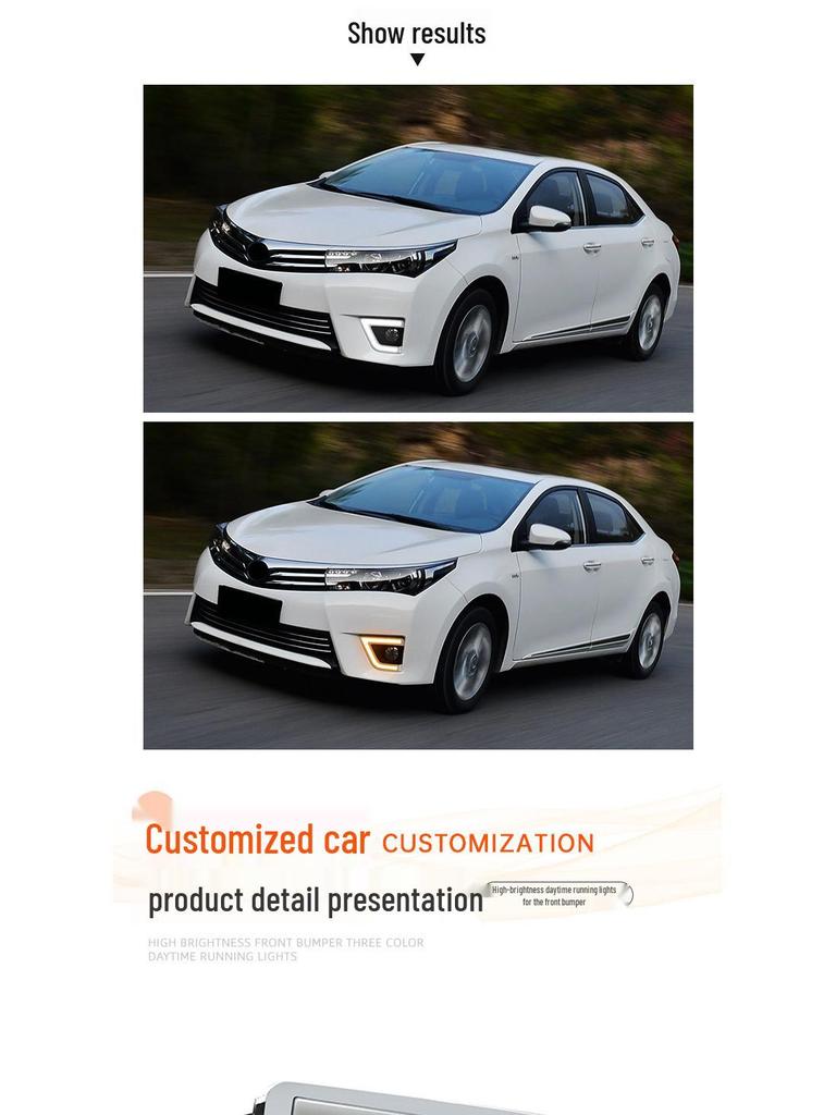 Daytime Running Lights for 2014-2017 Toyota Corolla