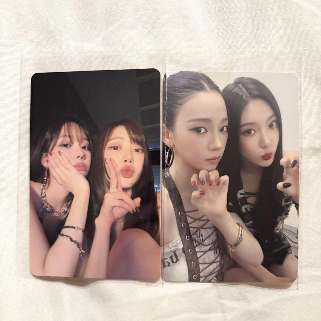 [USED] Winter Karina aespa CD Bonus 10/4 A Prize Trading Card 2 Types Complete