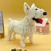 18245 Animal World Pit Bull Terrier Dog Stand Pet Doll Model Mini Diamond Blocks Bricks Building Toy for Children No Box