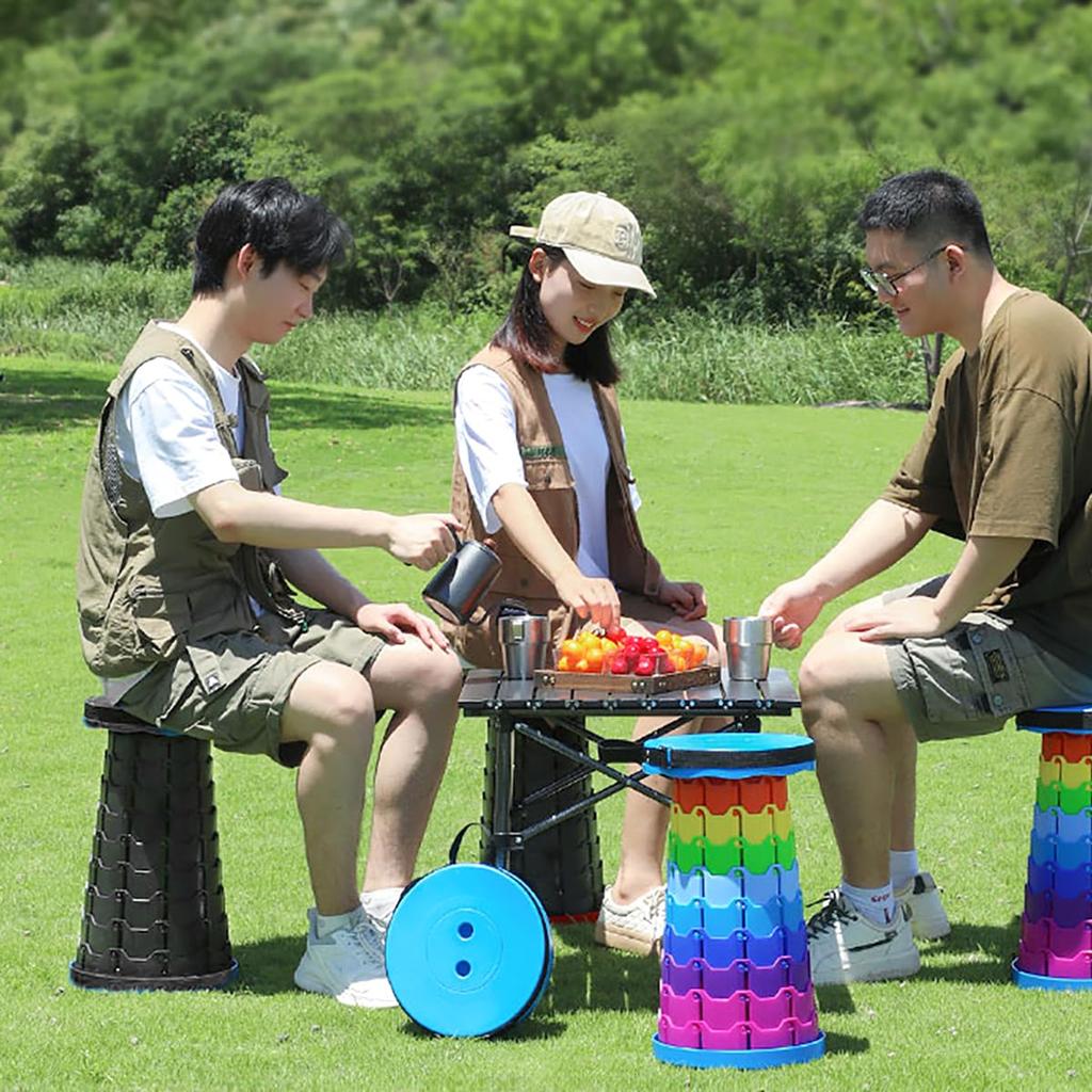 Folding Height 250kg Weight Camping Outdoor Suitable for with Handle Chair, Extendable, Adjustable, 1-Second Open/Close, Lightweight, Compact,