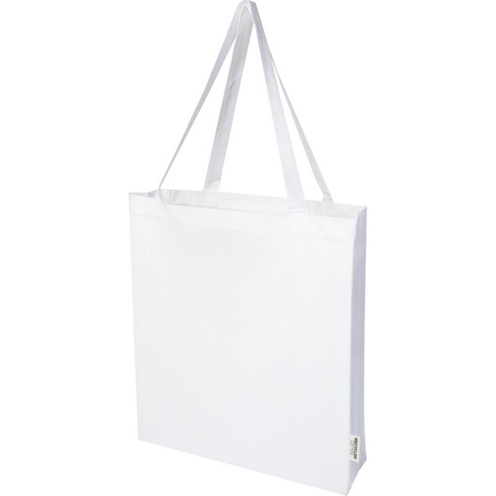 Madras Recycled Cotton Gusseted Tote Bag