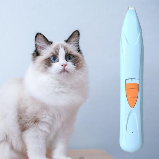 1 Set Pet Foot Hair Shaver Clipper Mini Low Noise USB Rechargeable Electrical Cat Dog Paw Hair Trimmer Cutter Shaving Grooming Tool Kit